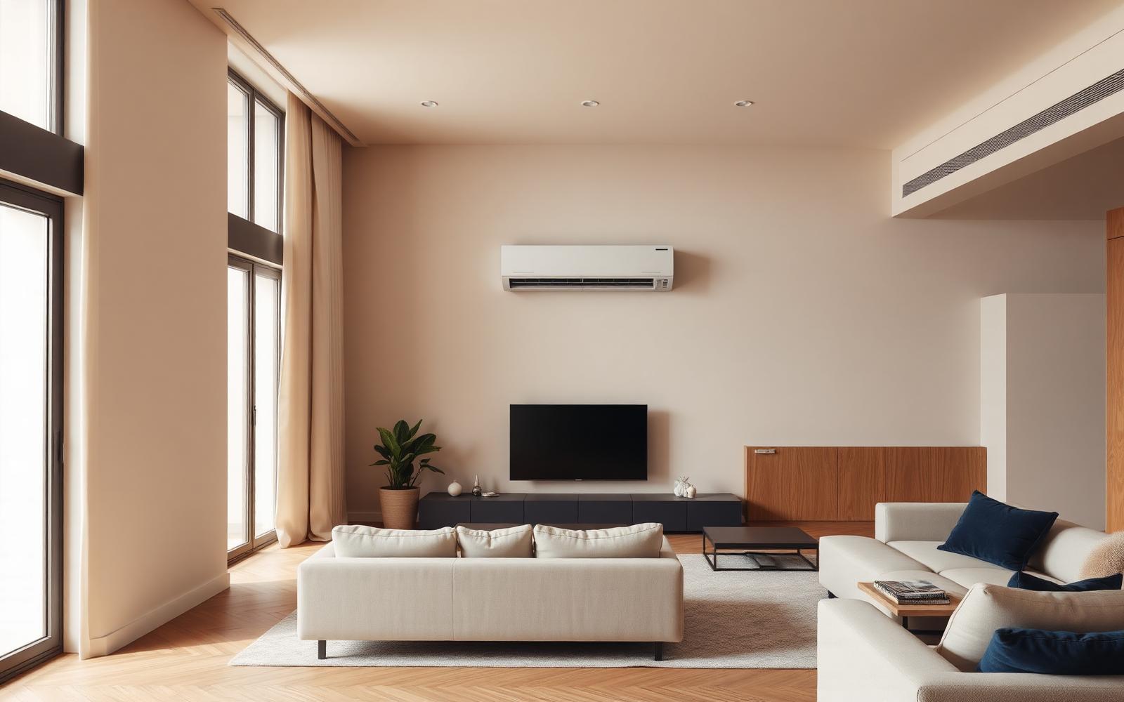 Fintek UES concealed outdoor unit air conditioner